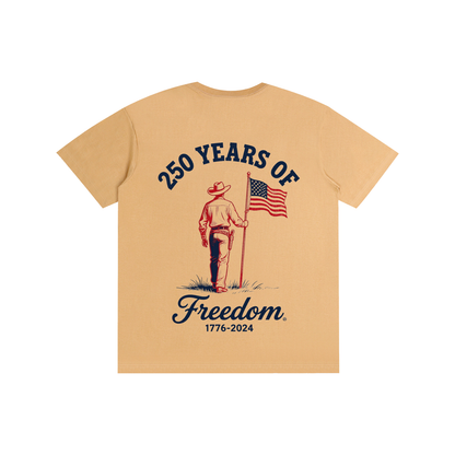 Pure Cotton Unisex T-Shirt | American 250yrs 180GSM