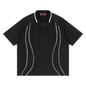 Waran Unisex Raglan Piping Polo Shirt