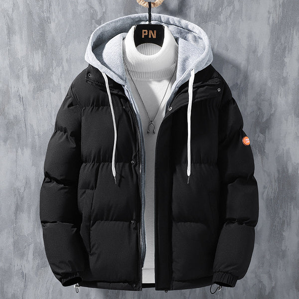 Veste à Capuche Homme Coupe-Vent Épaisse