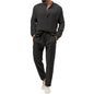 Casual T-shirt Long Sleeve Shirt Trousers Suit