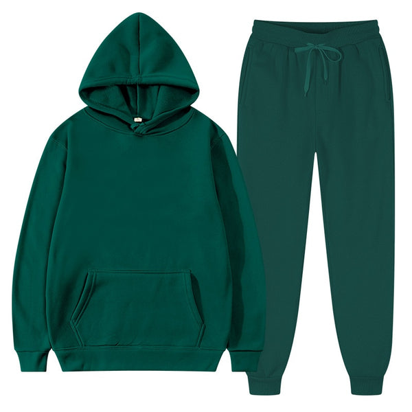 Men's Hooded Tracksuit Set - Hoodie & Sweatpants