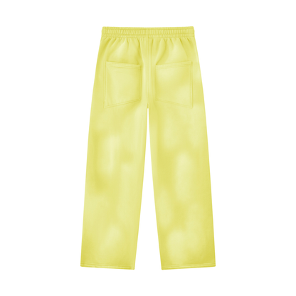 Unisex Sunfade Wide Leg Fleece Sweatpants 350GSM