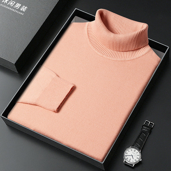 Mens Turtleneck Bottoming Sweater - Stuffs & Savers
