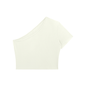Women's One-Shoulder Crop T-Shirt 250GSM