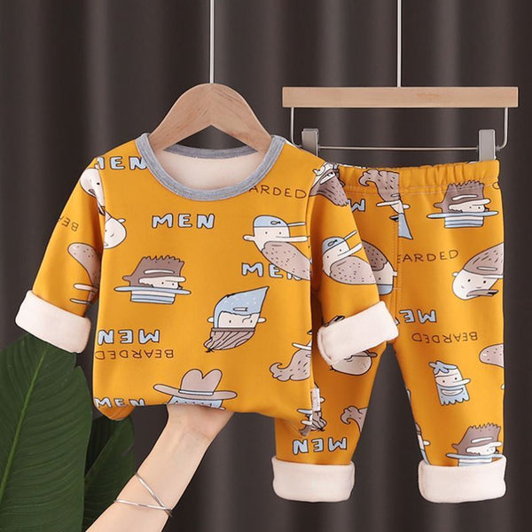 Boy Long-sleeved Thick Thermal