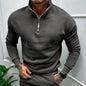 Men's Fleece-lined Long Sleeve sweatshirt