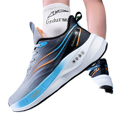 GS Durant Men's Breathable Running Shoes - Non-Slip Sole for Jogging & Outdoor Activities, Lace-Up Athletic Footwear