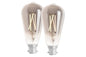 4lite WiZ Connected ST64 Smoky White WiFi LED Smart Bulb - B22 Bayonet