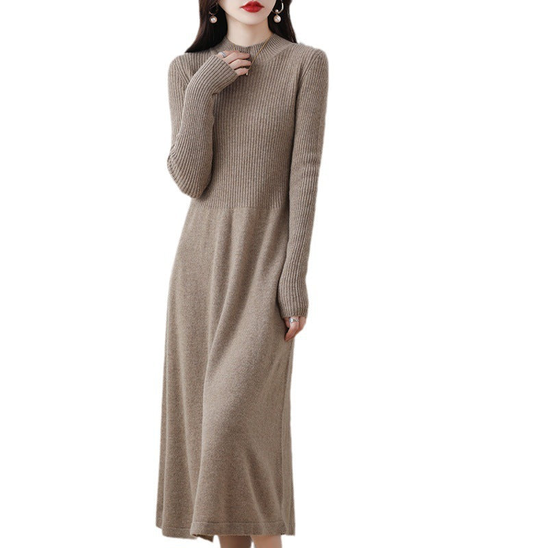 Premium Knit  Midi Sweater Dress
