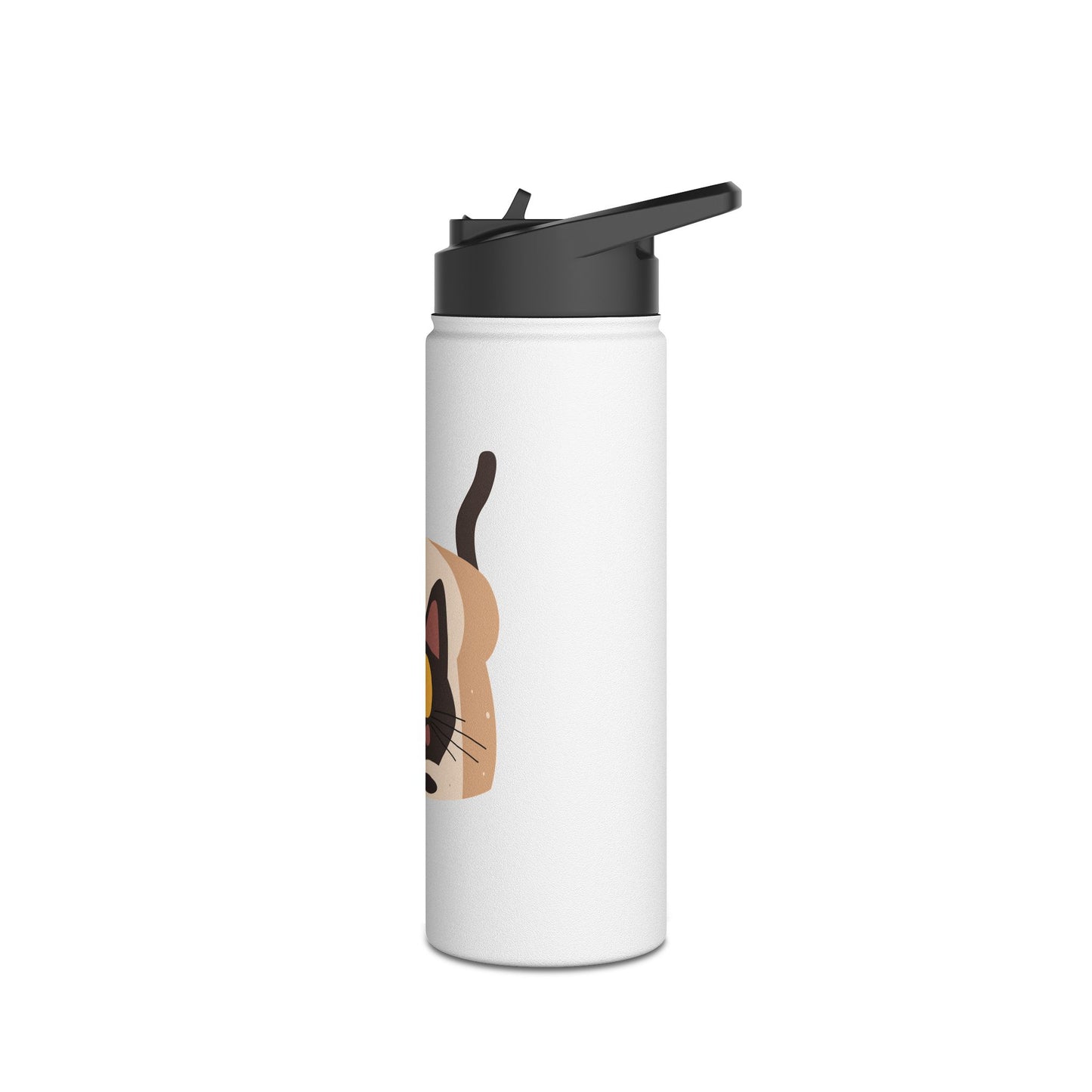 Stainless Steel Water Bottle Lid-cat