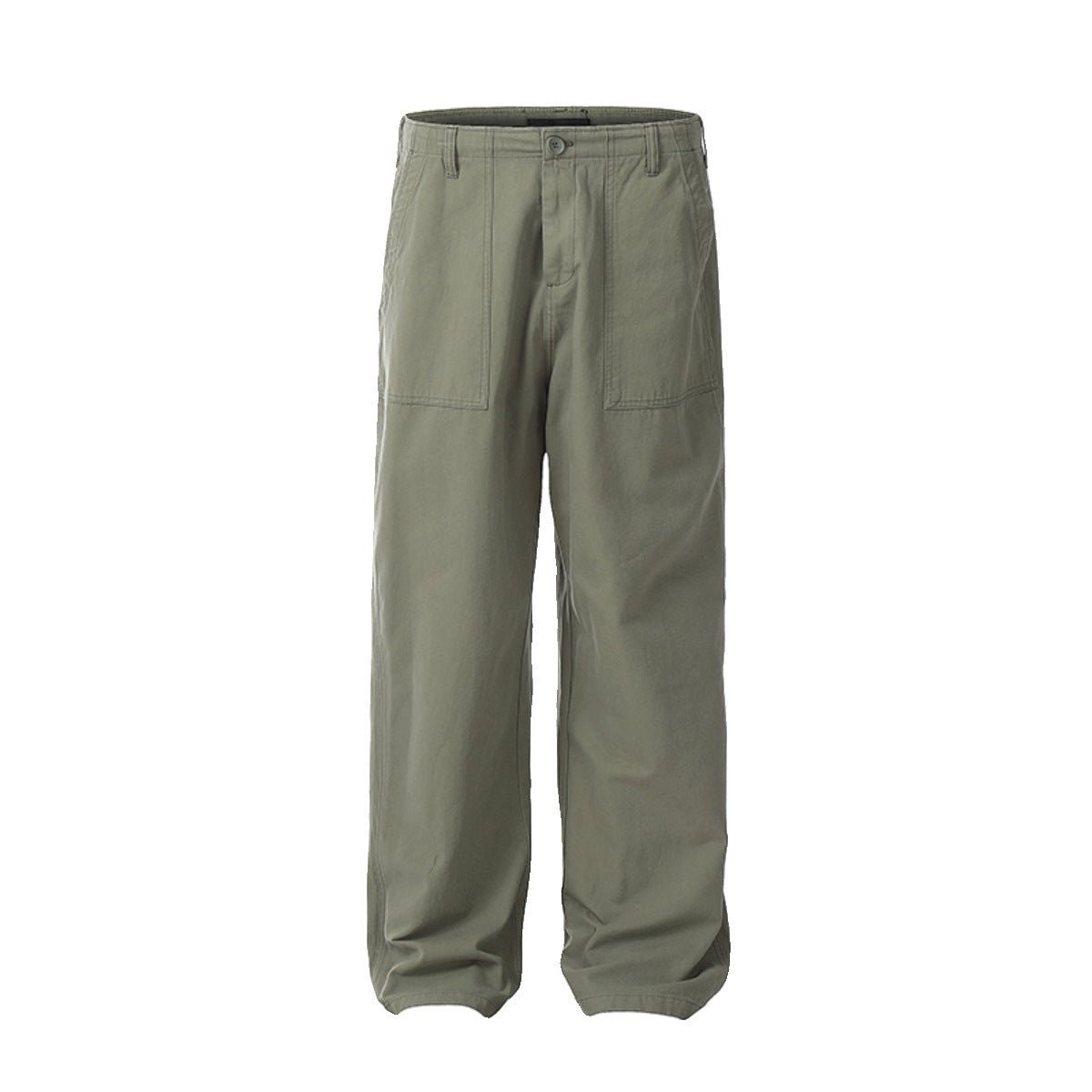 Pantalon décontracté unisexe ample à jambes droites