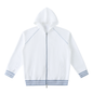 Striped Trim Zip-Up Hoodie 380GSM