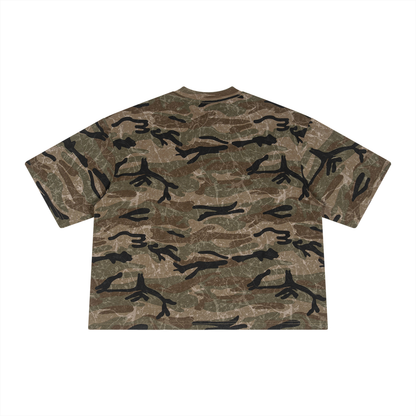 Waran Unisex Boxy Camo Print T-Shirt