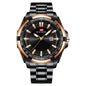 Business Sports Steel Belt Luminous Watch