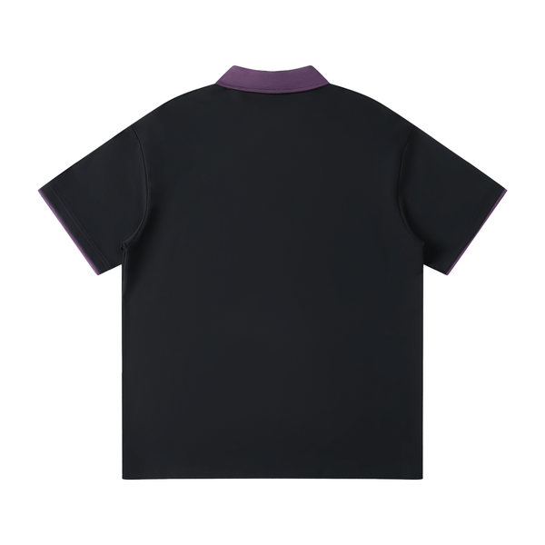 Waran Contrast Collar Raglan Polo Shirt