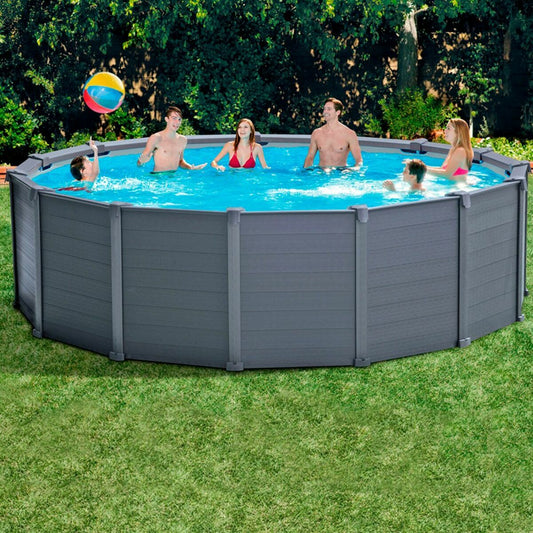 Circular Pool with Filtering System Intex 478 x 124 cm 16.500 l Circular