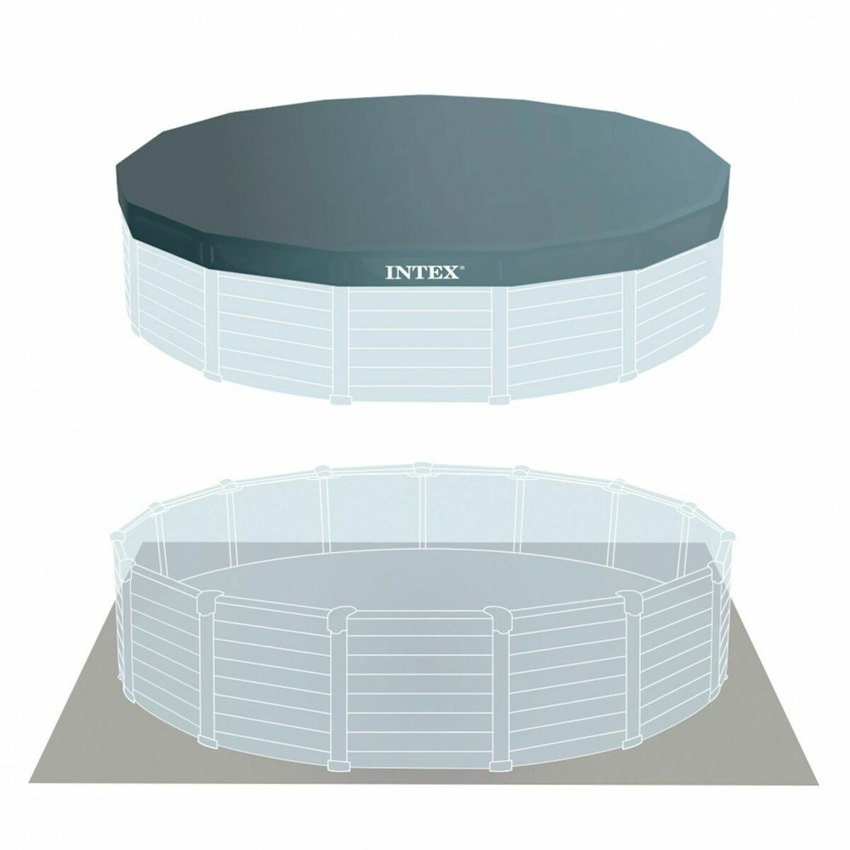 Circular Pool with Filtering System Intex 478 x 124 cm 16.500 l Circular