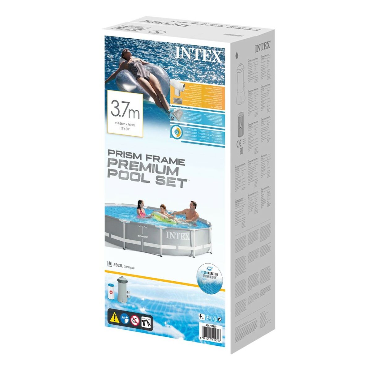 Removable pool Intex 26712 366 x 76 x 366 cm 6503 L