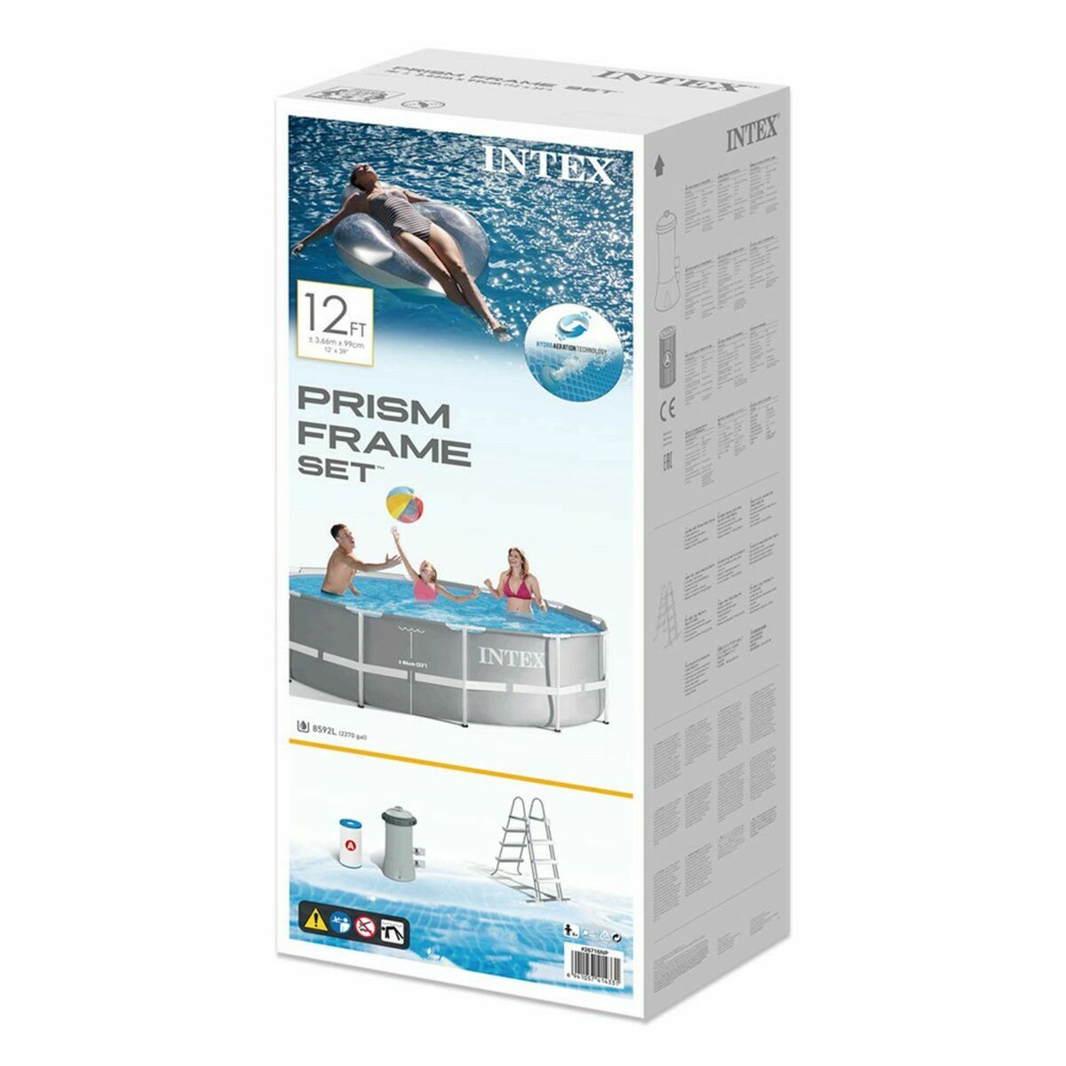 Removable pool Intex Prism Frame 366 x 99 x 366 cm 366 x 99 cm 8592 l