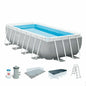 Removable pool Intex Prism Frame 488 x 244 x 107 cm 10.874 l Grey