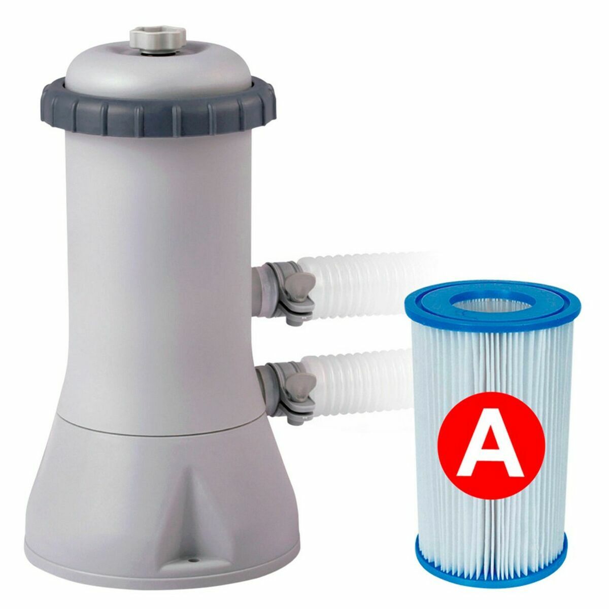 Removable pool Intex Prism Frame 488 x 244 x 107 cm 10.874 l Grey