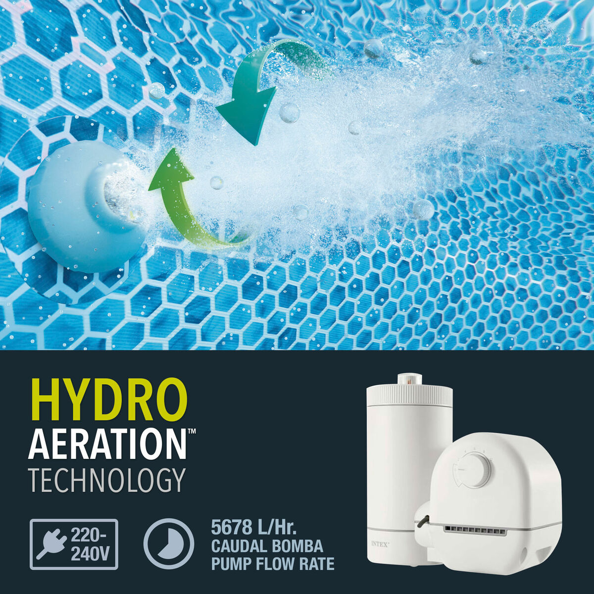 Treatment plant for swimming pool Intex