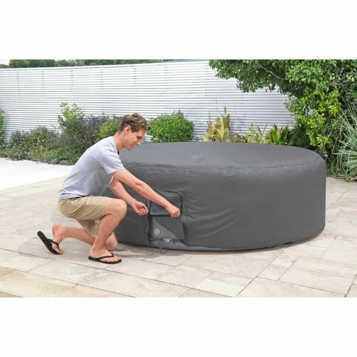 Swimming Pool Cover Bestway LAY-Z-Spa Energysense  Grey