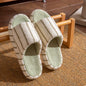 Silent opening slippers for men's home indoor soft thick bottom anti slip floor slippers