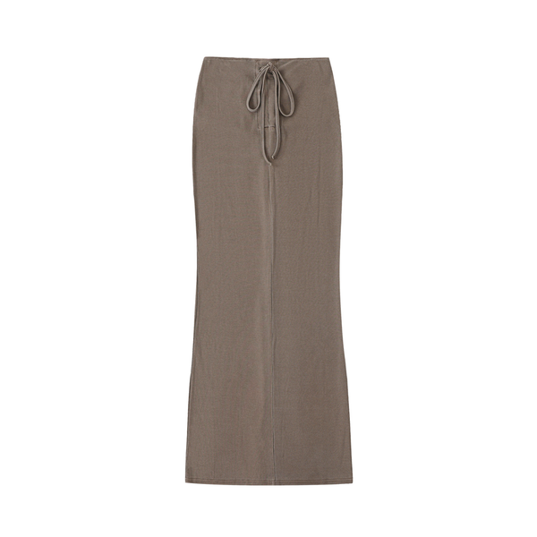 Waran Women’s Dyed Washed Drawstring Maxi Skirt