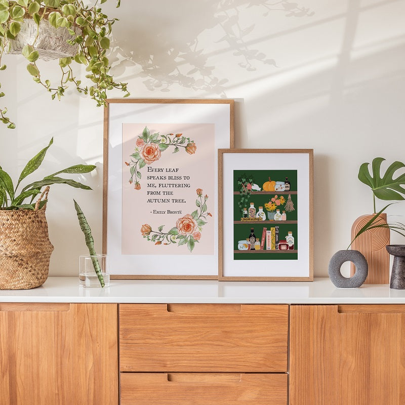 EMILY BRONTE AUTUMN PRINT