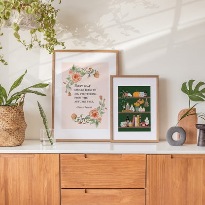 EMILY BRONTE AUTUMN PRINT