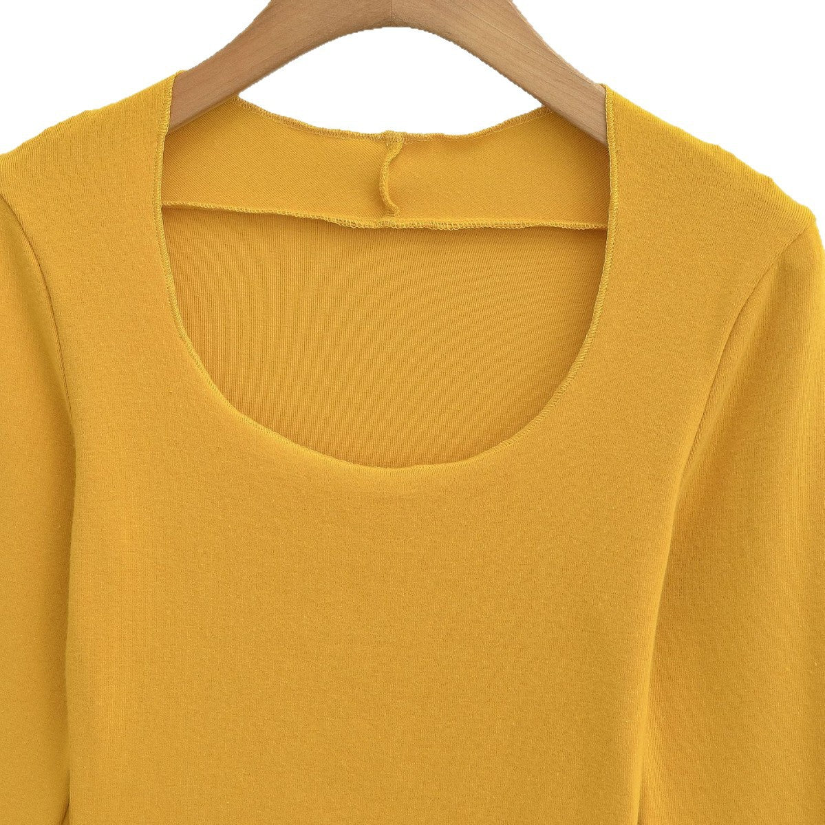 Women's U-Neck Long Sleeve T-Shirt