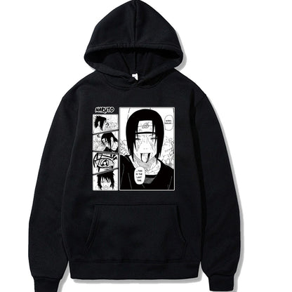 Naruto Naruto Itachi Hoodie with Velvet