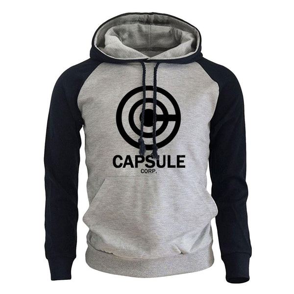 Men's Dragon Ball Print Fleece Hoodie