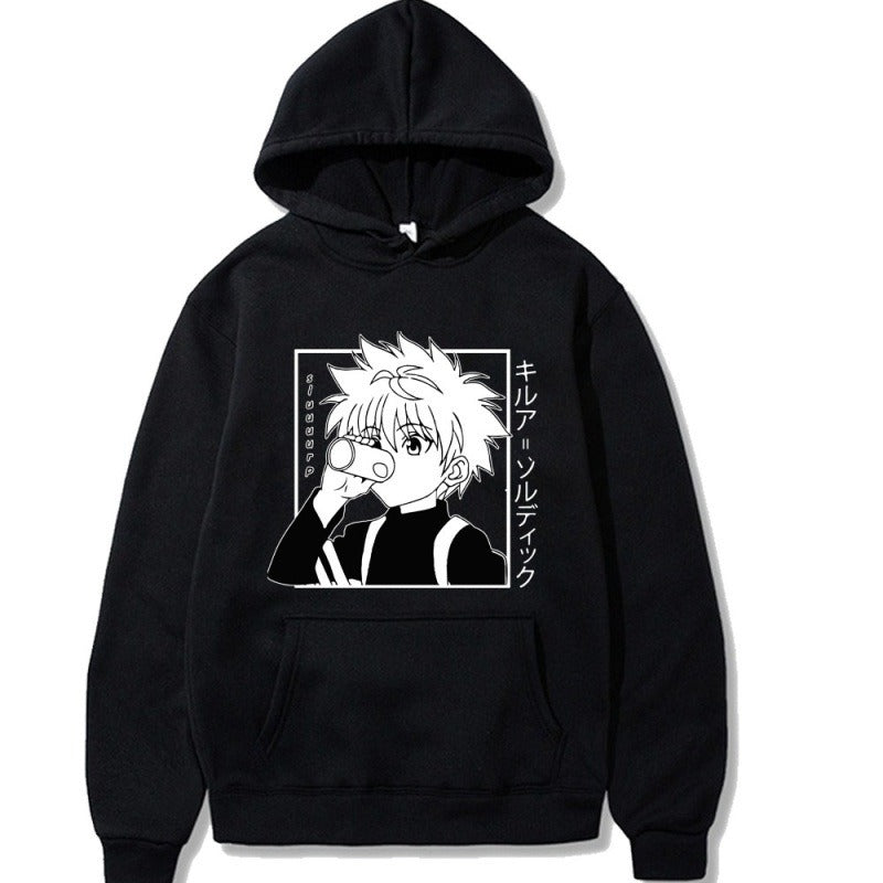 Harajuku-hunter war loose pullover hoodies