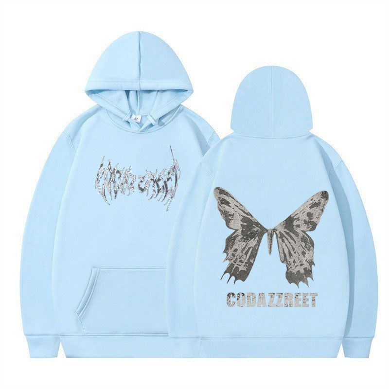 Hip Hop Butterfly Hoodie Streetwear
