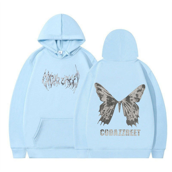 Hip Hop Butterfly Hoodie Streetwear
