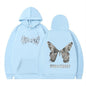 Hip Hop Butterfly Hoodie Streetwear