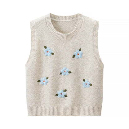 Women's Jacquard Knit Layering Vest