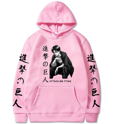 Attack on Titan Printed Hooded Sweatshirt for Mens