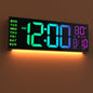 Large Digital Wall Clock with Remote Control
