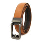 Men's automatic buckle two-layer cowhide leather belt ﻿