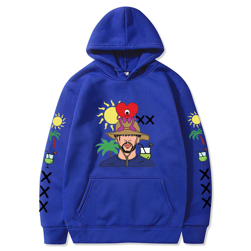 Womens un verano sin ti around body bunny hoodie