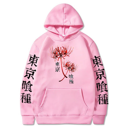 Velvet Thickened anime Trendy Pullover hoodies