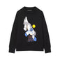 Womens Embroidered Knitted Sweater