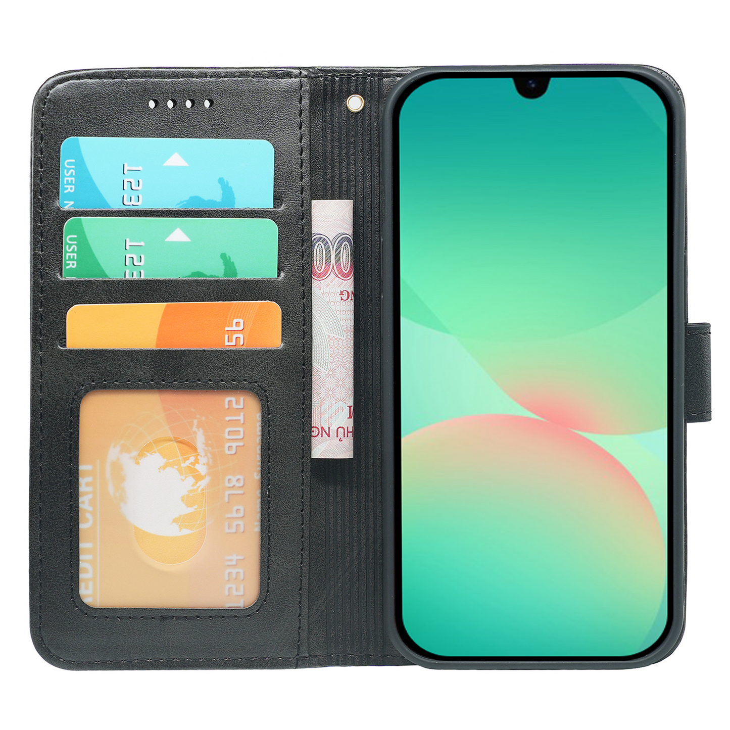 Samsung Galaxy A16 / A16 5G Book Flip Case Leather Wallet