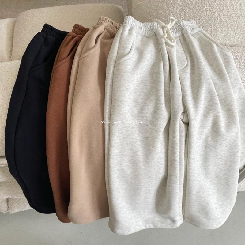 Children's Velvet Padded Casual Pants