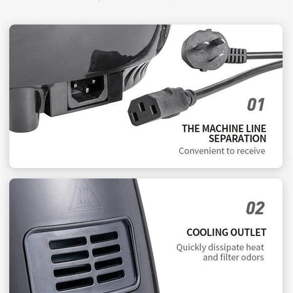 Friteuse électrique intelligente à écran tactile pour la maison