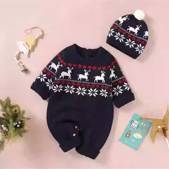 Baby Knitted Jumpsuit Romper