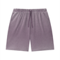 Unisex Vintage Wash Sunfade Waffle Raw Hem Shorts